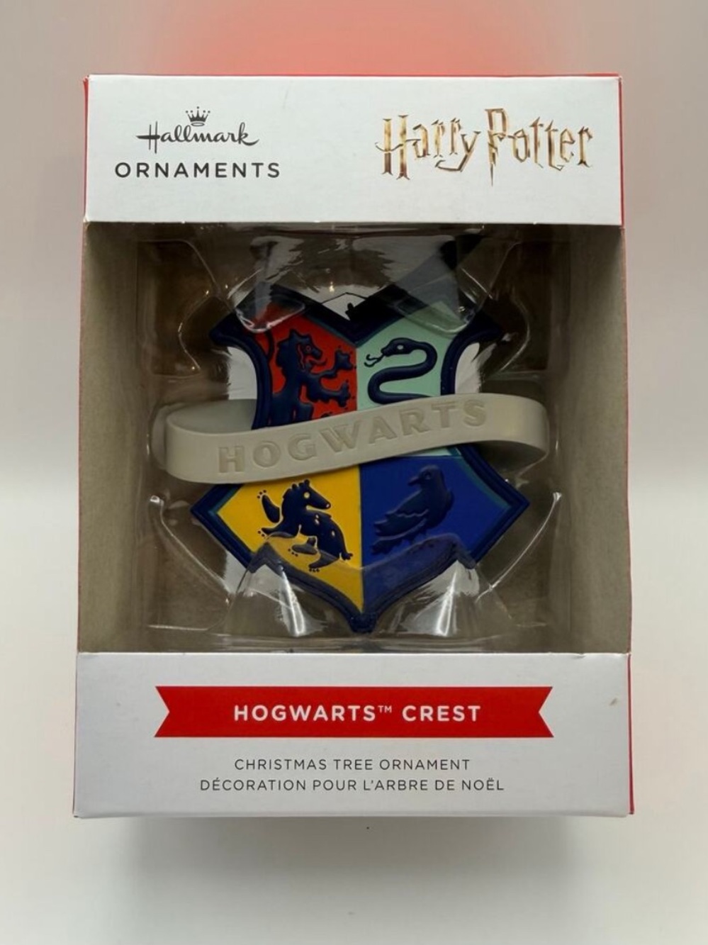 Hallmark Harry Potter Hogwarts Crest Ornament